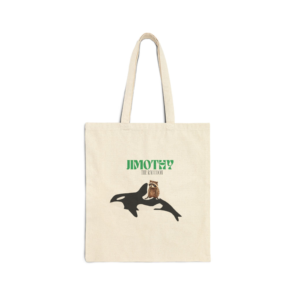 Orca & Pug Cotton Tote Bag - Jimotey Design
