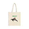 Orca & Pug Cotton Tote Bag - Jimotey Design